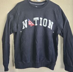 Paper Planes Roc Nation Crewneck Sweatshirt Medium Black Greatness is a Process